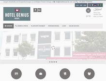 Tablet Screenshot of hotelinkassel.de